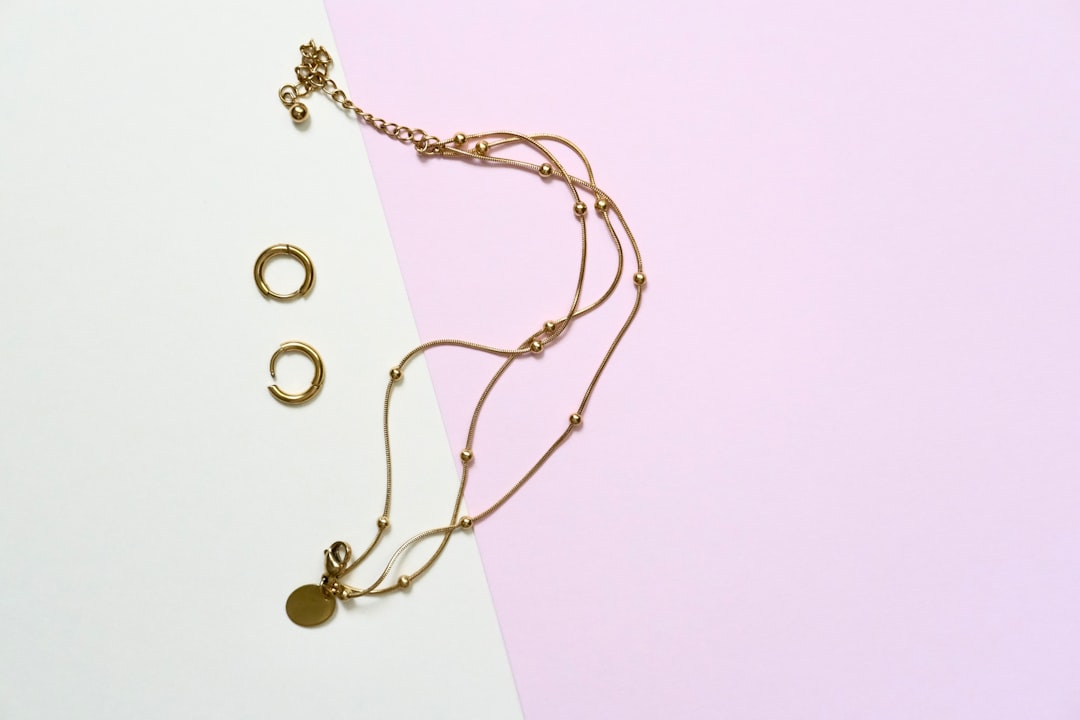 Minimal gold jewelry
